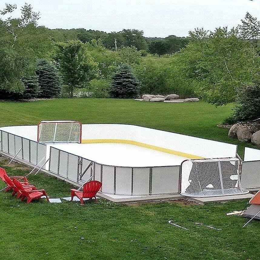 Synthetic ice Rink hockey Shooting Pad/backyard Rink For Sale