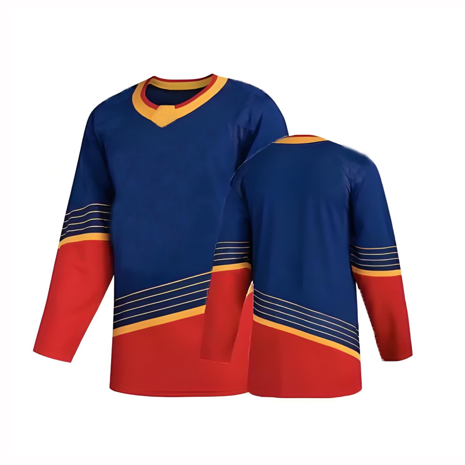 plain embroidery chiefs hockey jersey custom sublimated hockey jersey team hockey jersey