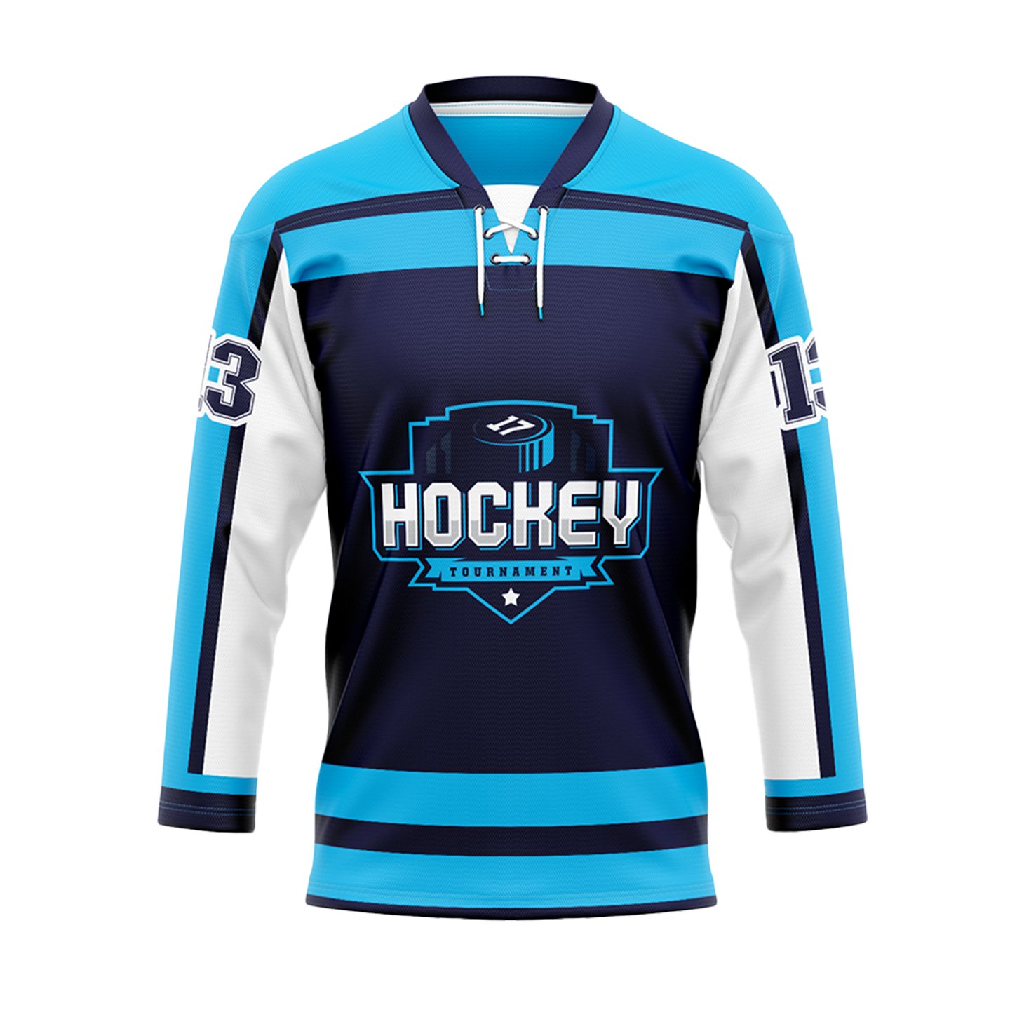 High quality 100% polyester hockey jerseys embroidery logo sublimated custom ice hockey jersey
