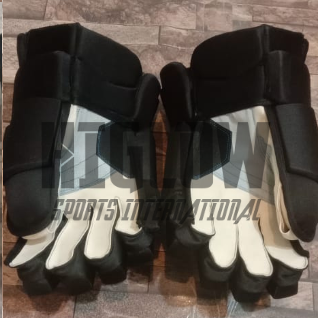High Quality Professional Accessories Hockey Gear Lacrosse Gloves / OEM Ice Hockey Gloves