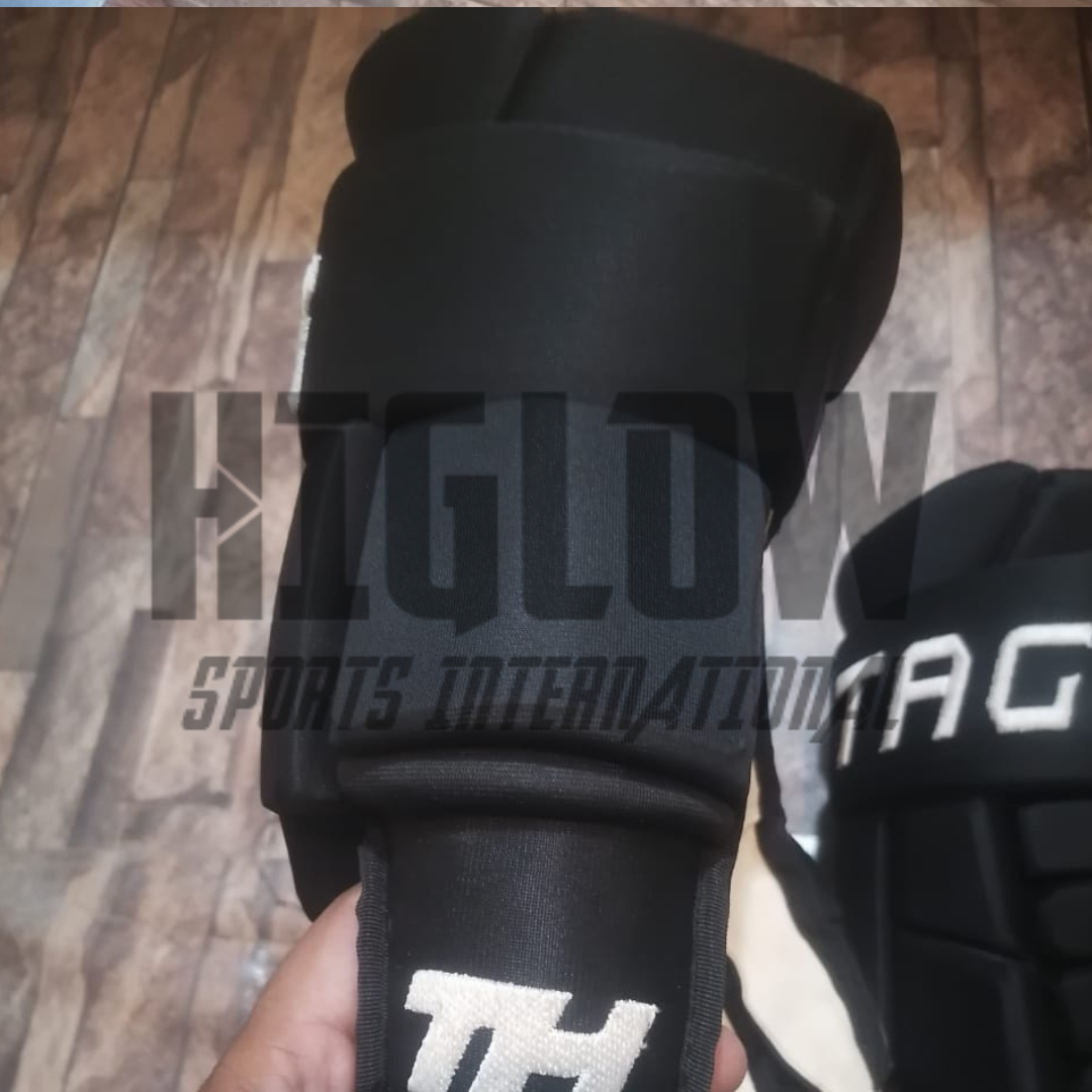 High Quality Professional Accessories Hockey Gear Lacrosse Gloves / OEM Ice Hockey Gloves
