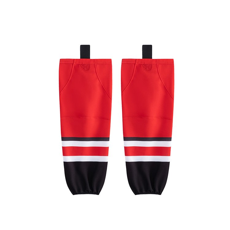 Unisex Custom Team Name Hockey Socks Wholesale Cheap Sublimation Printing Embroidery Ice Hockey Wear for Adults