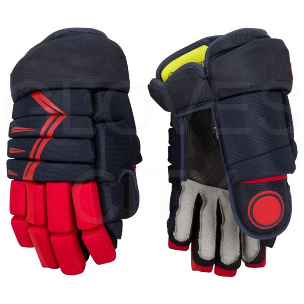 3 Roll padding designed non-slip synthetic leather 10" Youth strong grip ice hockey gloves warmed ice hockey gloves