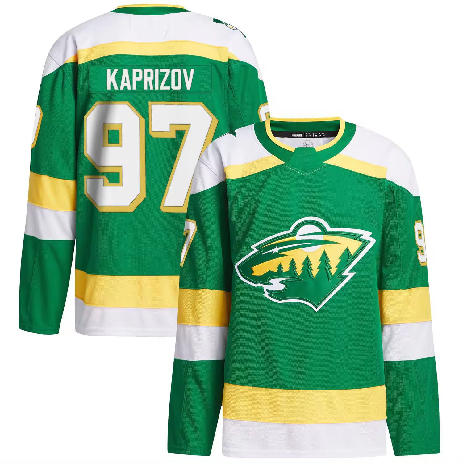 Men's Minnesota 29 Marc Andre Fleury 97 Kirill Kaprizov 7 Brock Faber 14 Joel Eriksson Ek 12 Matt Boldy Stitched Hockey Jersey