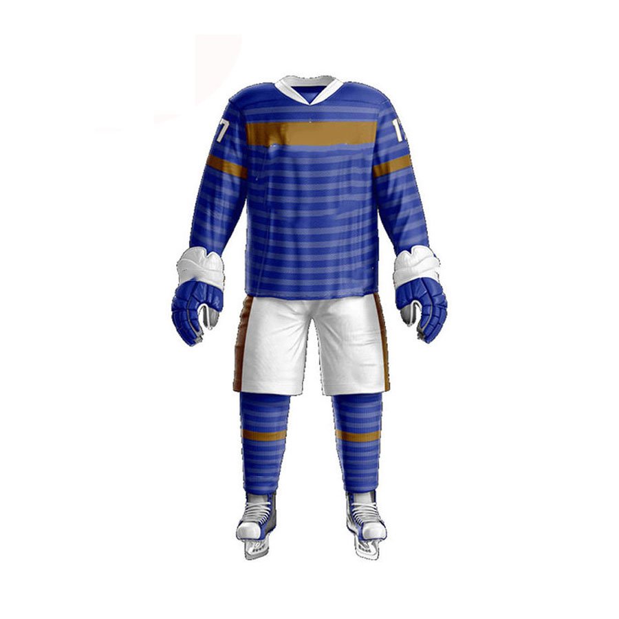 Wholesale Unisex Ice Hockey Uniform Premium 100% Polyester Breathable & Customizable with Logo & Size OEM Team Printing