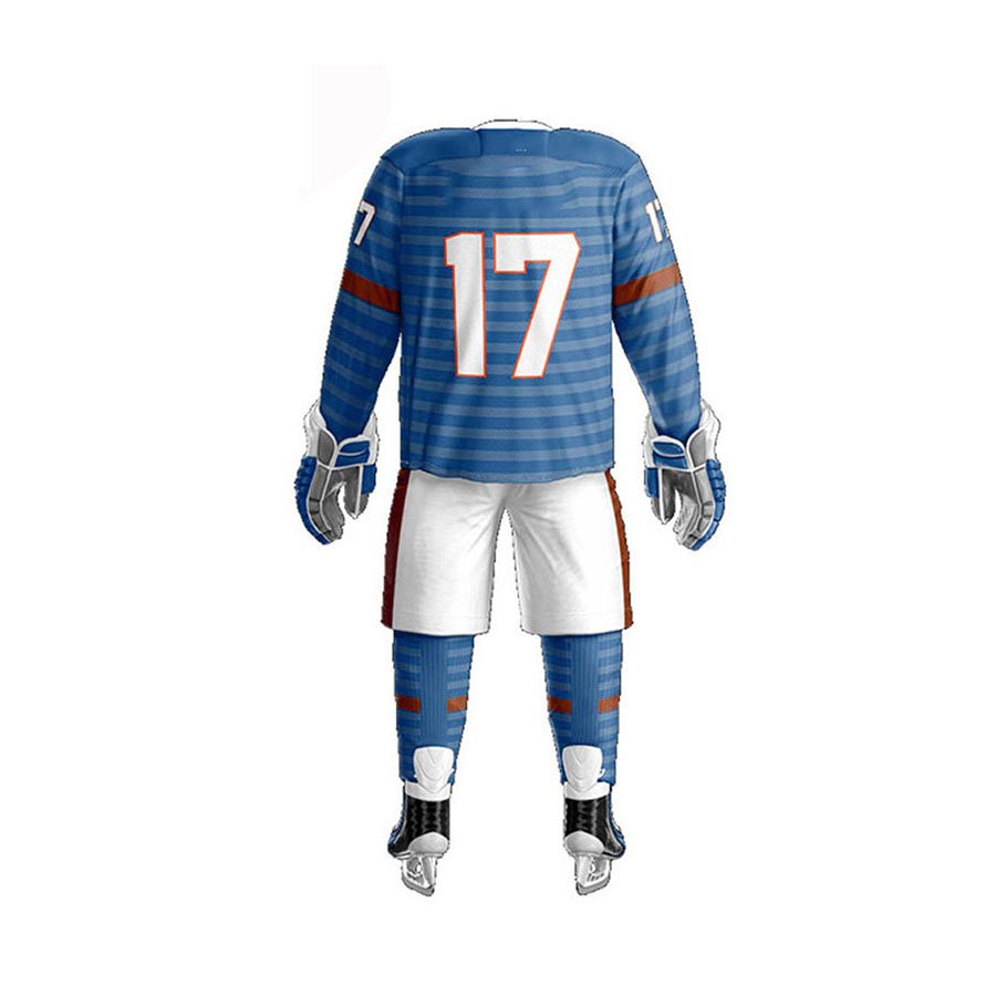 Wholesale Unisex Ice Hockey Uniform Premium 100% Polyester Breathable & Customizable with Logo & Size OEM Team Printing