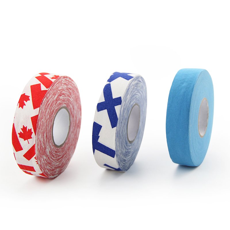 Wholesale Factory Directly Woven Cotton Custom Picture Logo Customized Ice Hockey Tape