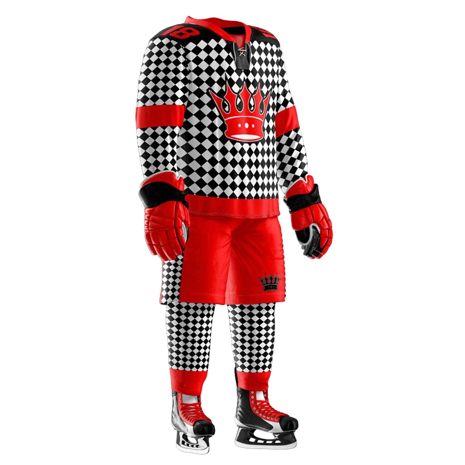 Top Quality 100% Polyester Team Breathable Field Hockey Uniforms Men Sublimation Ice Hockey