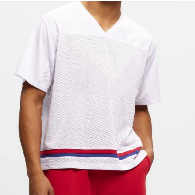 Top Quality boxy jersey dropped shoulder fashion men HOCKEY CROP TOP Cropped Hockey Jersey