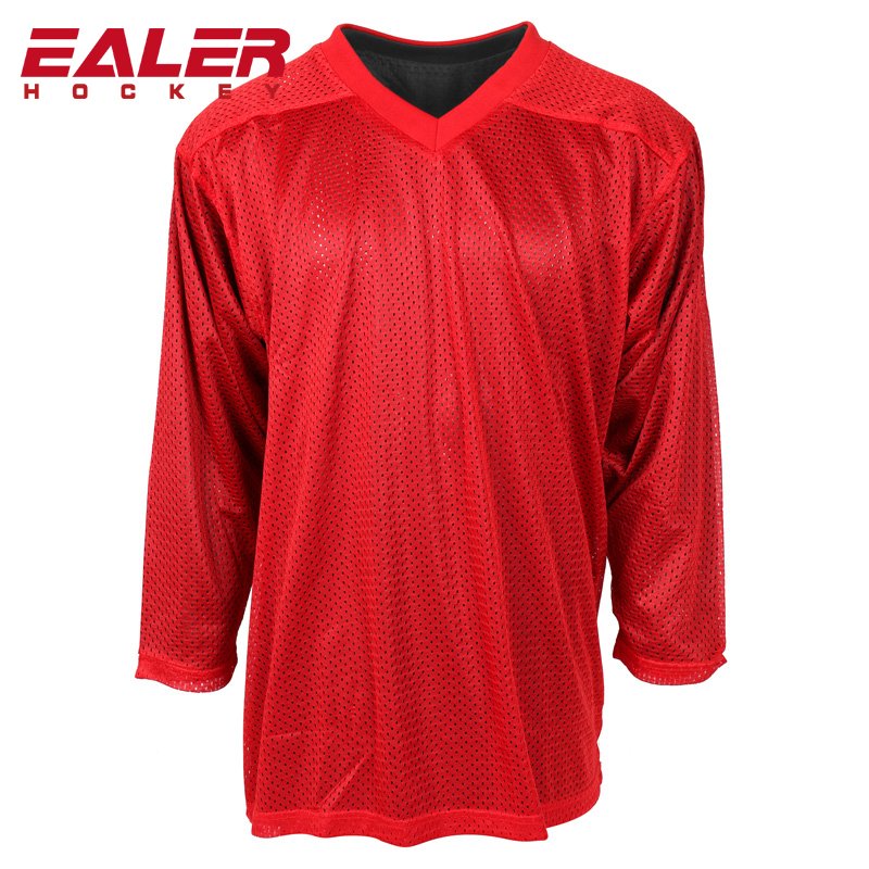blank mesh reversible hockey jersey double side ice hockey jerseys