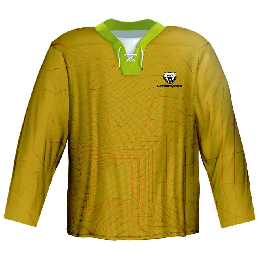 Cool Sublimation Custom Man's Ice Hockey Shirts With Free Design