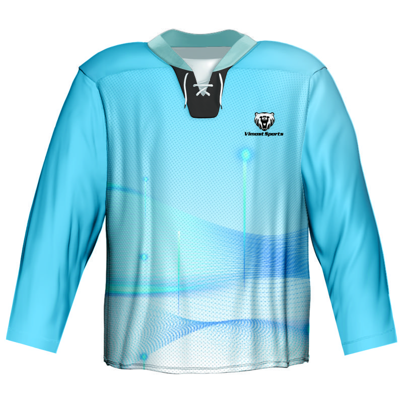 Cool Sublimation Custom Man's Ice Hockey Shirts With Free Design