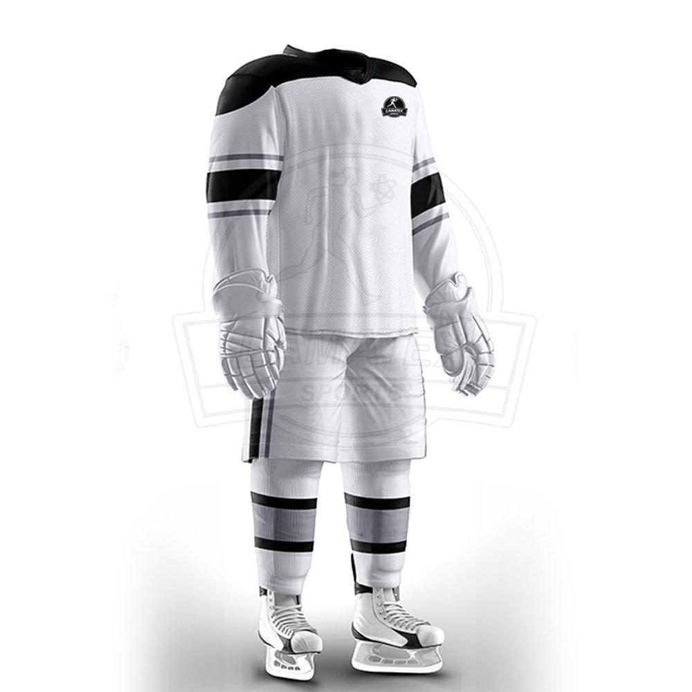 Custom Design Logo Ice Hockey Uniform for Adults Most Popular Plus Size Set with OEM Team Name Printing