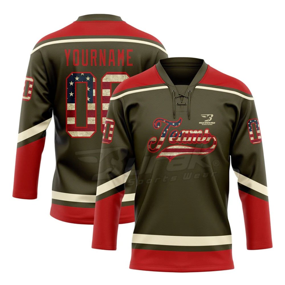 Hot Selling Best Quality Ice Hockey Jersey Made With Best Material Sports Wear Ice Hockey Jersey