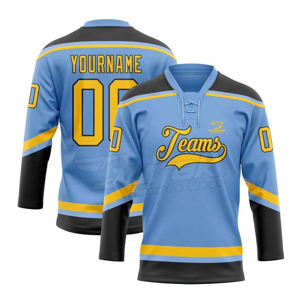 Wholesale Sublimated Can Be Customized Design And Logo Sweat Reversible Ice Hockey Jersey For Men