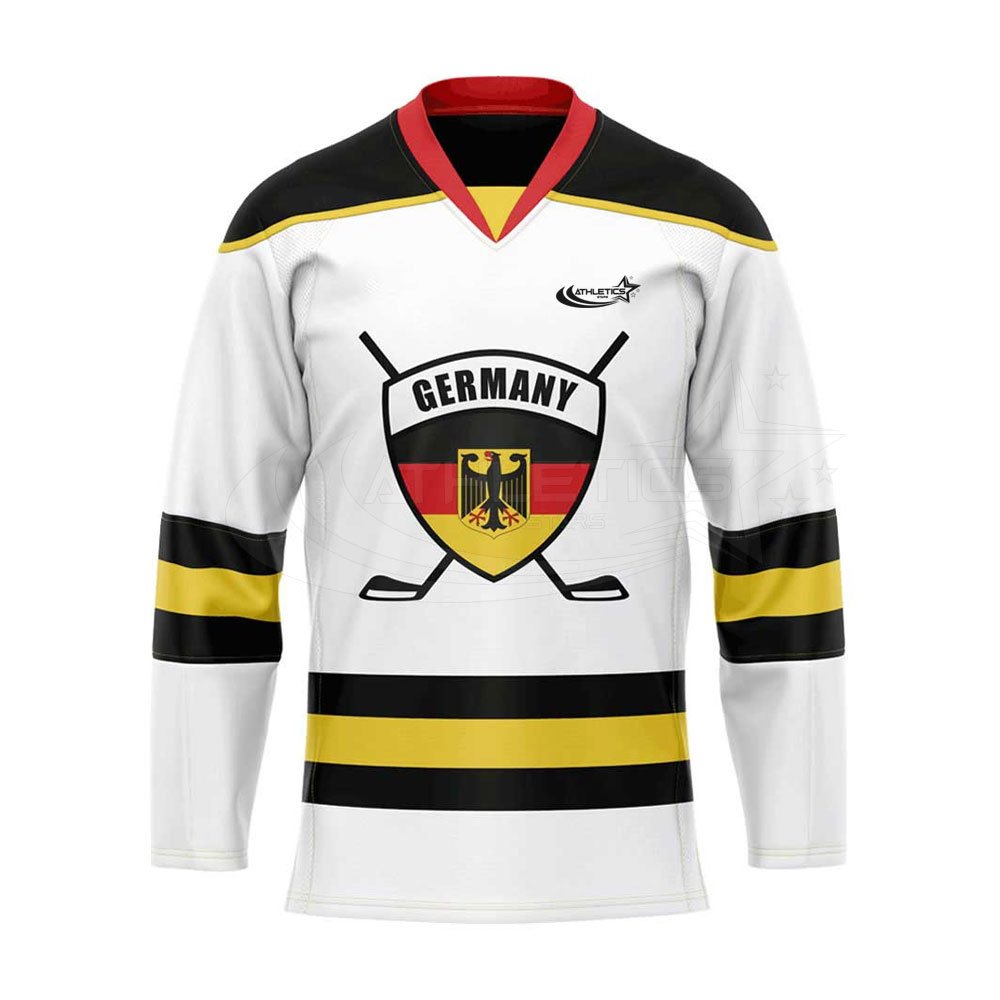 Wholesale Customizable Adult Ice Hockey Jersey Oversized Lightweight Design with Reversible Sublimation for Team Players