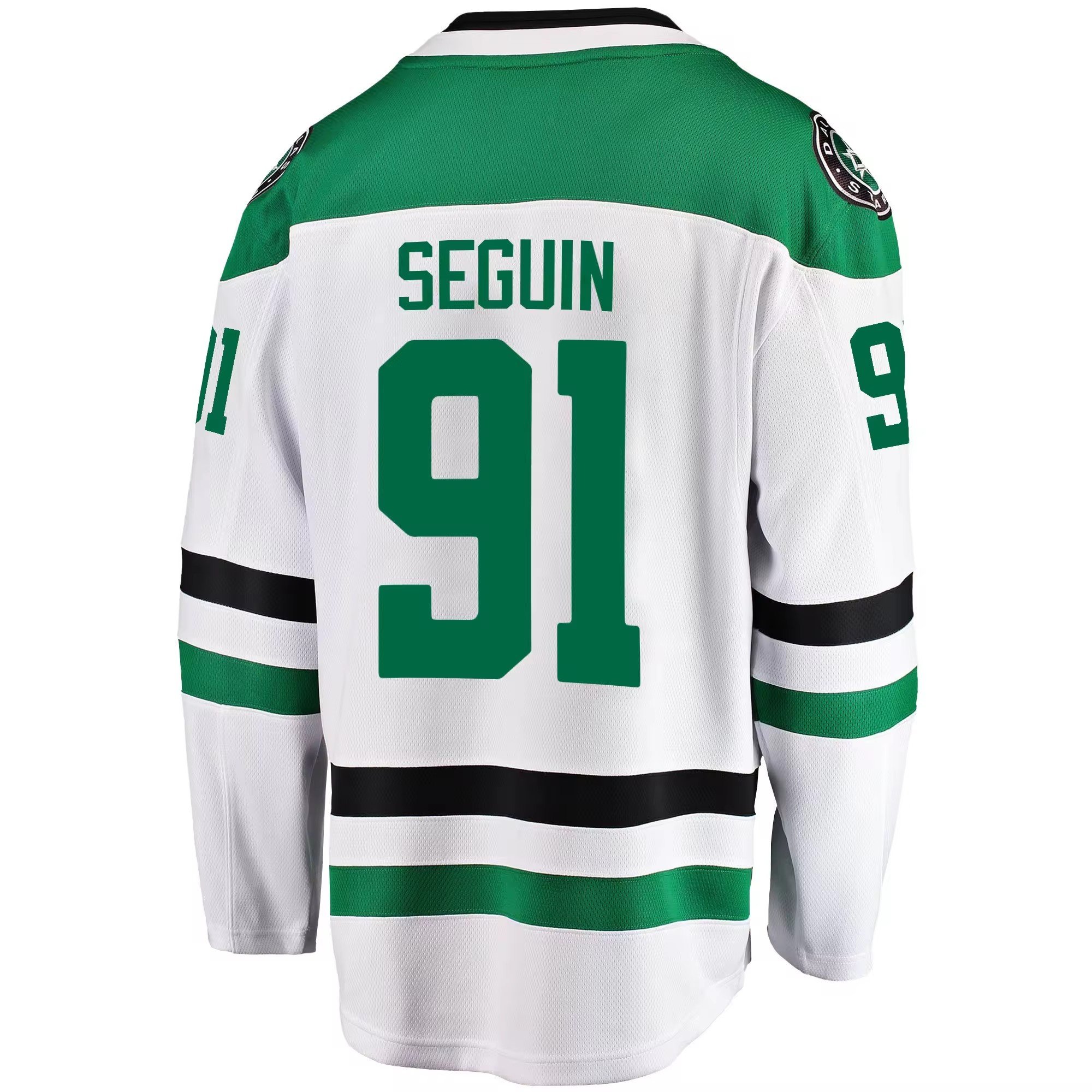Men's Dallas 91 Tyler Seguin 14 Jamie Benn 16 Joe Pavelski 20 Ryan 21 Robertson Top Quality Stitched Green Ice Hockey Jersey