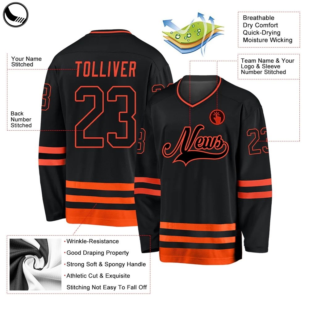 BETHERIVAL Breathable 100% Polyester Mesh Fabric Custom Logo Hockey Team jersey Tackle Twill Embroidery Patch Ice Hockey Jersey