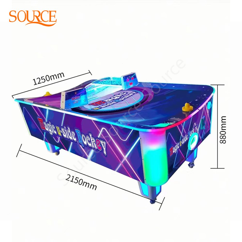[ SOURCE ] New Design 2 Players Coin Operated Air Hockey Game Table Machine For Sale Pucks