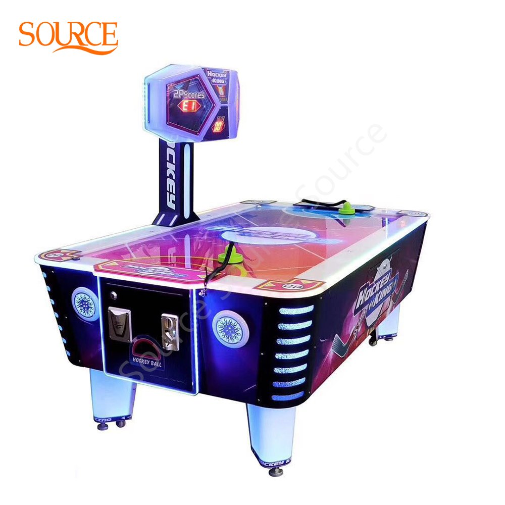 [ SOURCE ] New Design 2 Players Coin Operated Air Hockey Game Table Machine For Sale Pucks