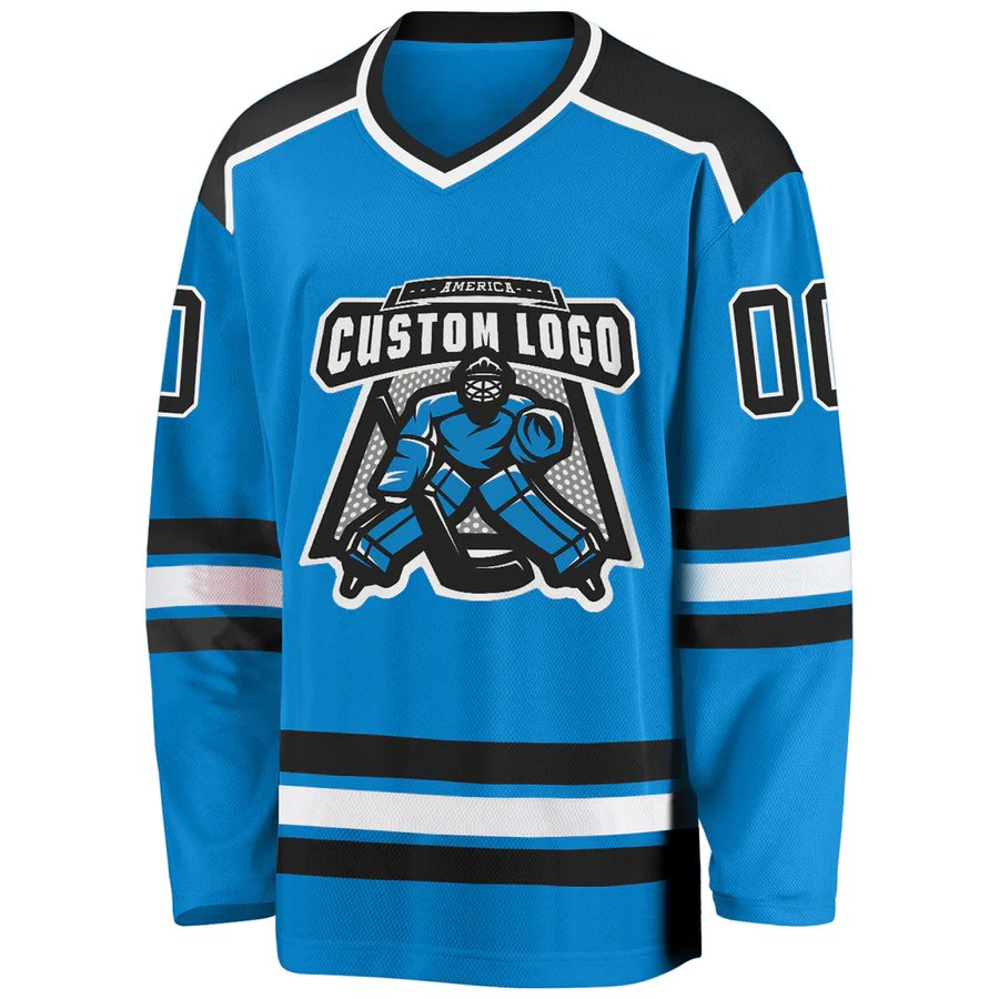Design Team Number Practice Hockey Sports Wear Men Youth Custom Blank Logo Hockey Jersey Polyester Mesh