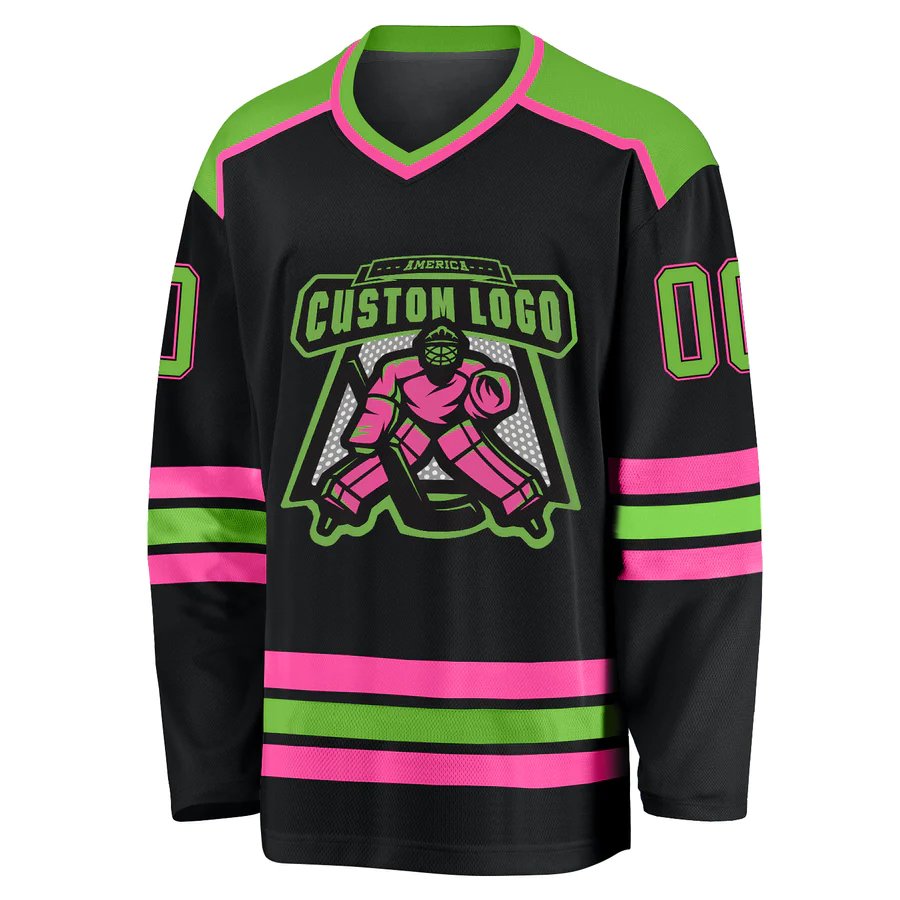 Design Team Number Practice Hockey Sports Wear Men Youth Custom Blank Logo Hockey Jersey Polyester Mesh