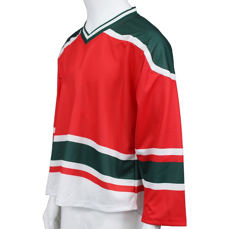 Hot Selling Sublimation 100% Polyester Ice Hockey Jersey OEM Hockey Jersey