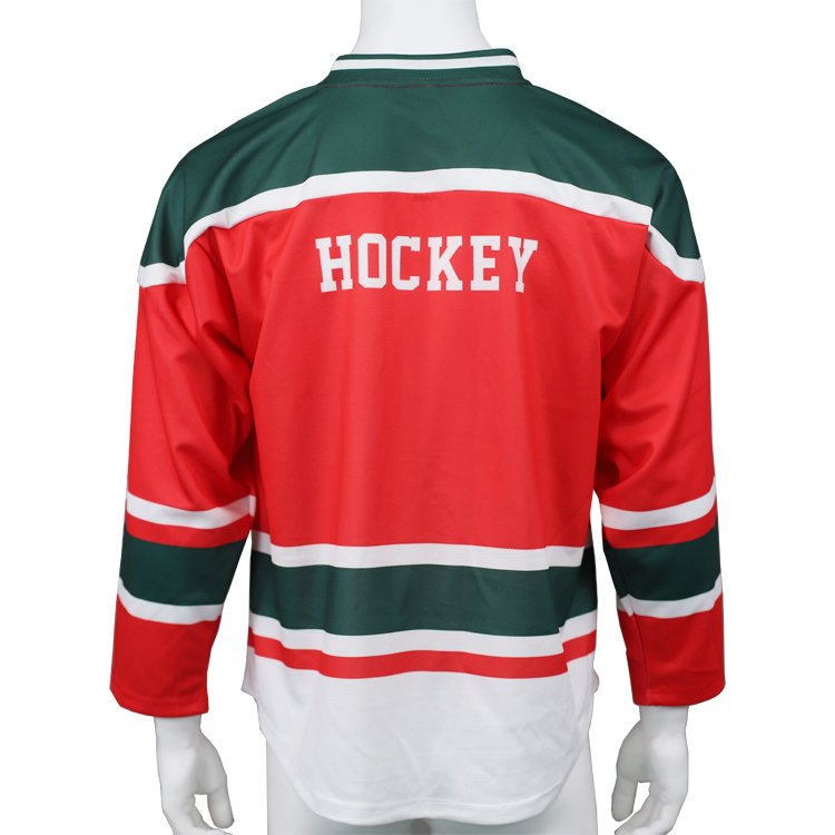Hot Selling Sublimation 100% Polyester Ice Hockey Jersey OEM Hockey Jersey