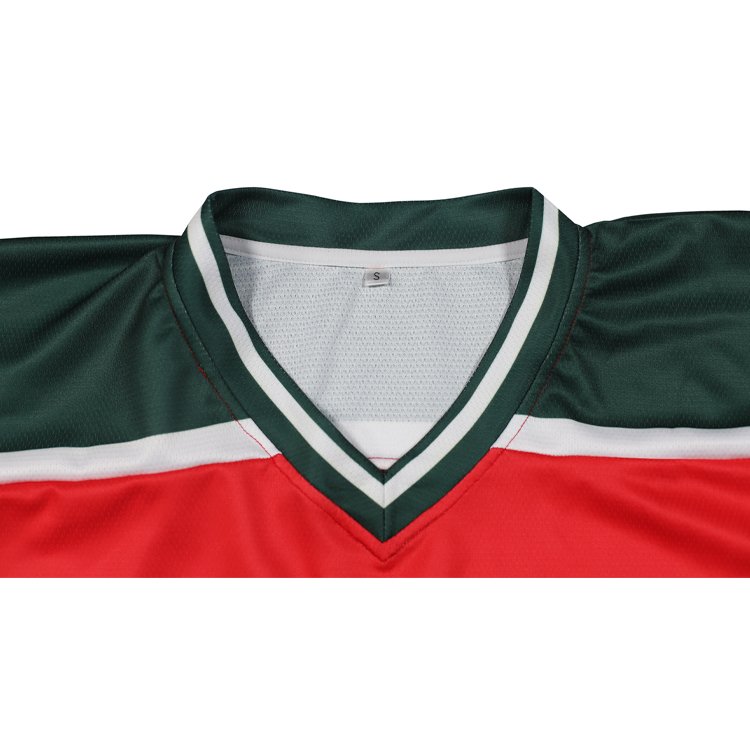 Hot Selling Sublimation 100% Polyester Ice Hockey Jersey OEM Hockey Jersey