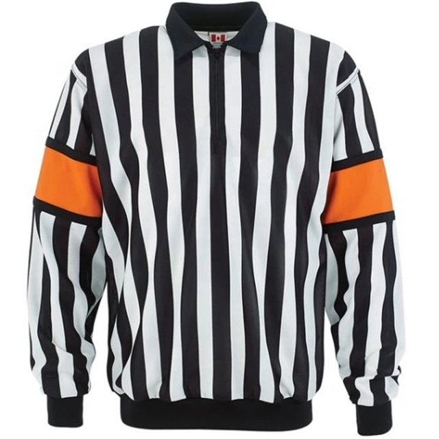 100% Polyester Custom Referee Ice Hockey Jersey