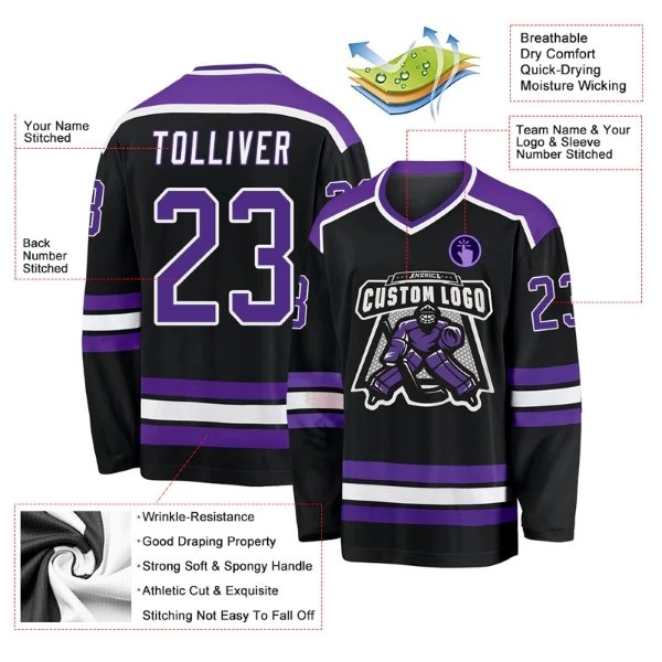 Team Canada Ice Hockey Jersey Design Wholesale Sublimation Breathable Hockey Uniform top quality mesh