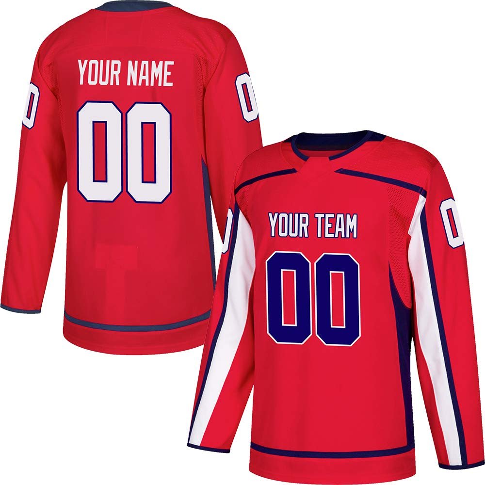 Wholesale Plus Size Reversible Ice Hockey Jersey For Sale Printing Team Ice Hockey Jerseys Uniform
