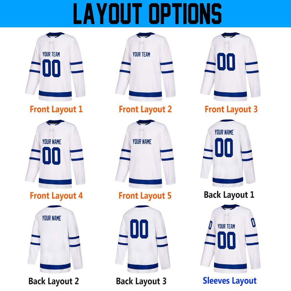 Wholesale Plus Size Reversible Ice Hockey Jersey For Sale Printing Team Ice Hockey Jerseys Uniform