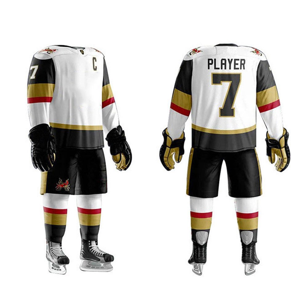 Most Popular Design Your Own Logo Ice Hockey Uniform Plus Size Ice Hockey Uniform For Adult high quality