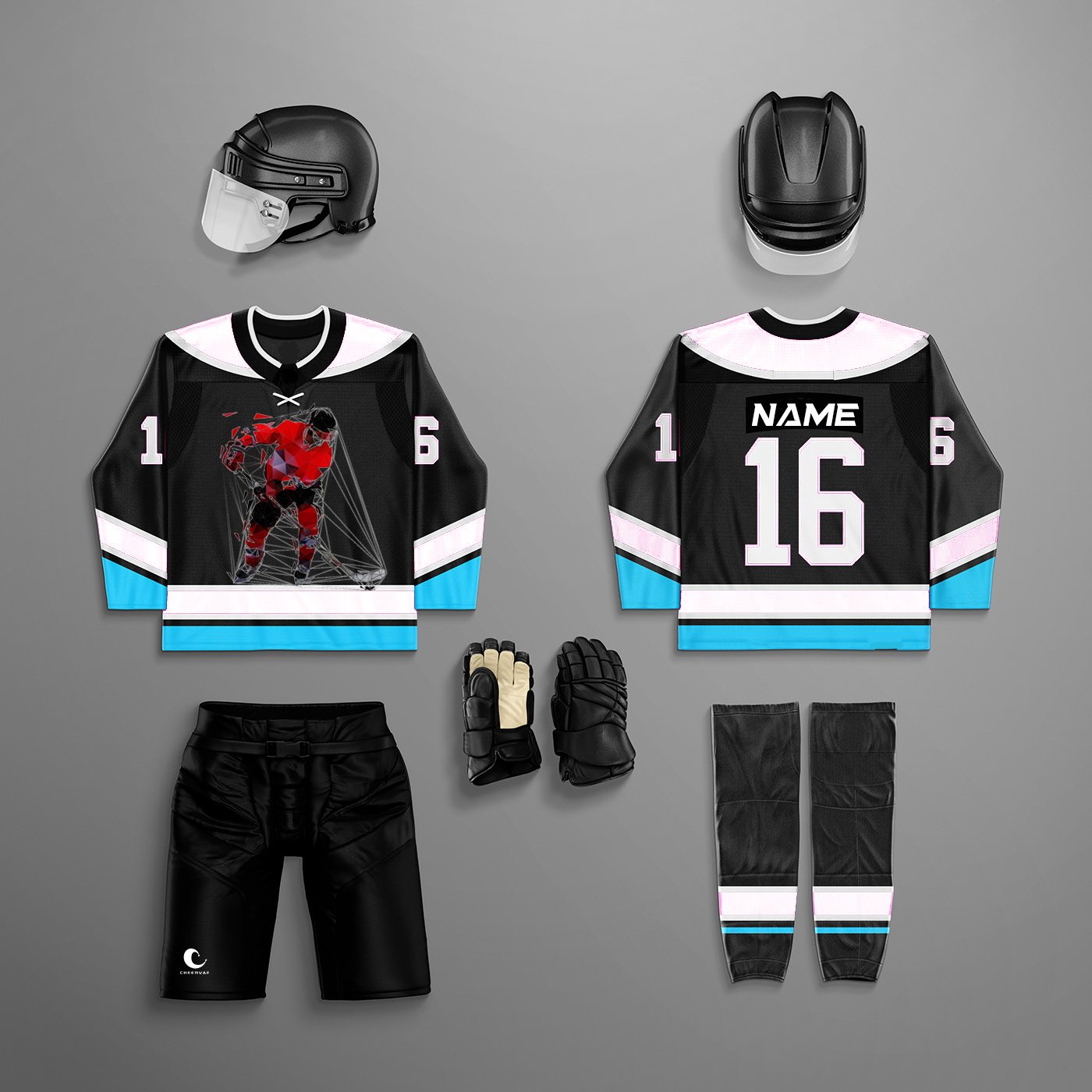 Customized Breathable Ice Hockey Jerseys Sublimation Adult Youth Ice Hockey Wear