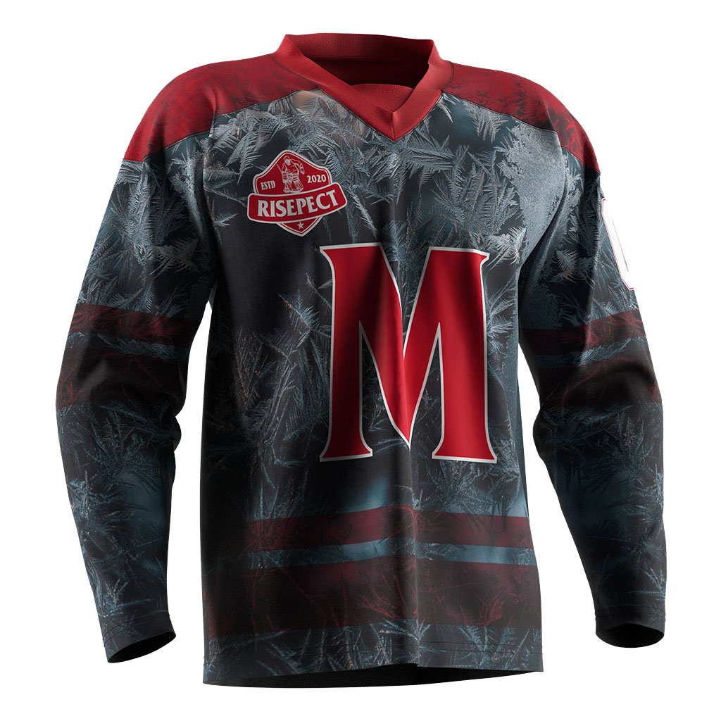 Custom Printing College Training Team Blank Sports Uniform Sublimation Print Ice Wear Blank Hockey Jersey
