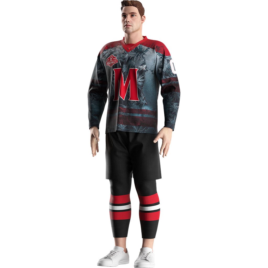 Custom Printing College Training Team Blank Sports Uniform Sublimation Print Ice Wear Blank Hockey Jersey