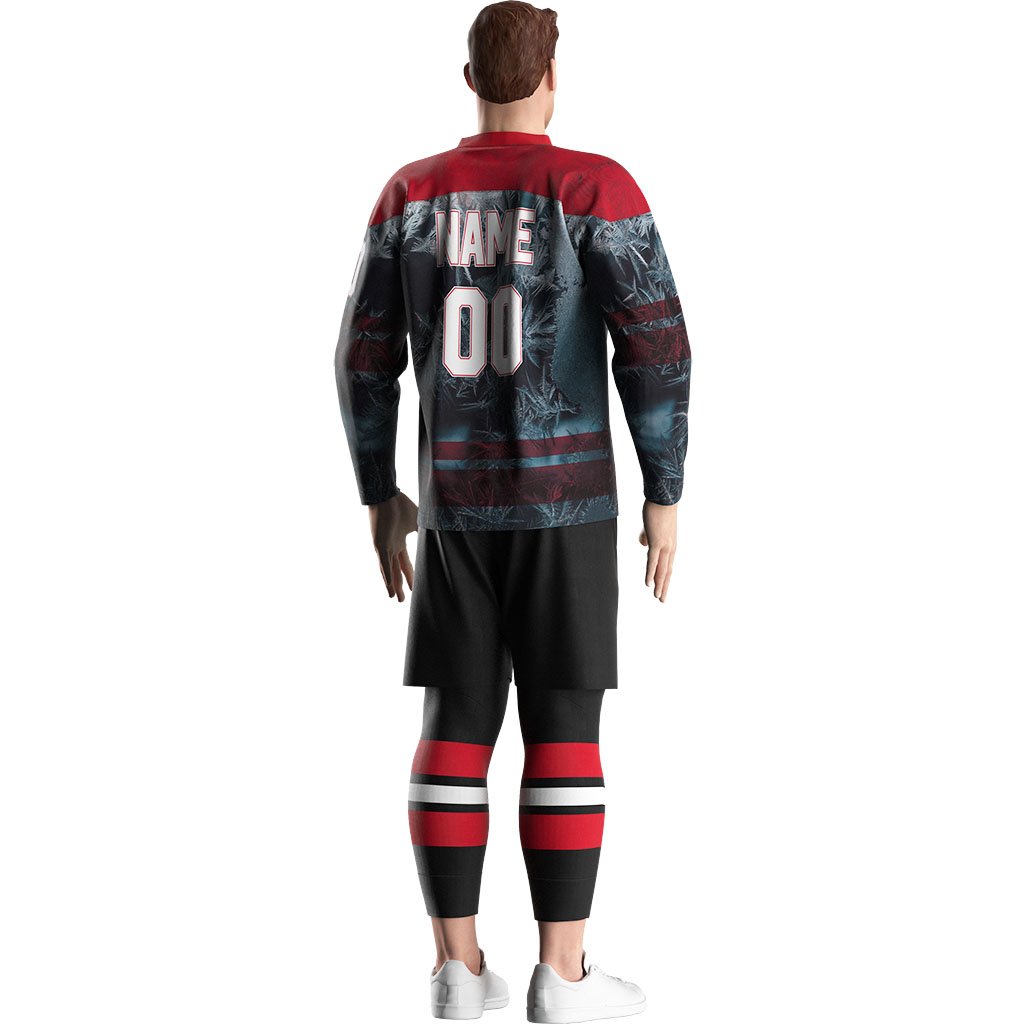 Custom Printing College Training Team Blank Sports Uniform Sublimation Print Ice Wear Blank Hockey Jersey