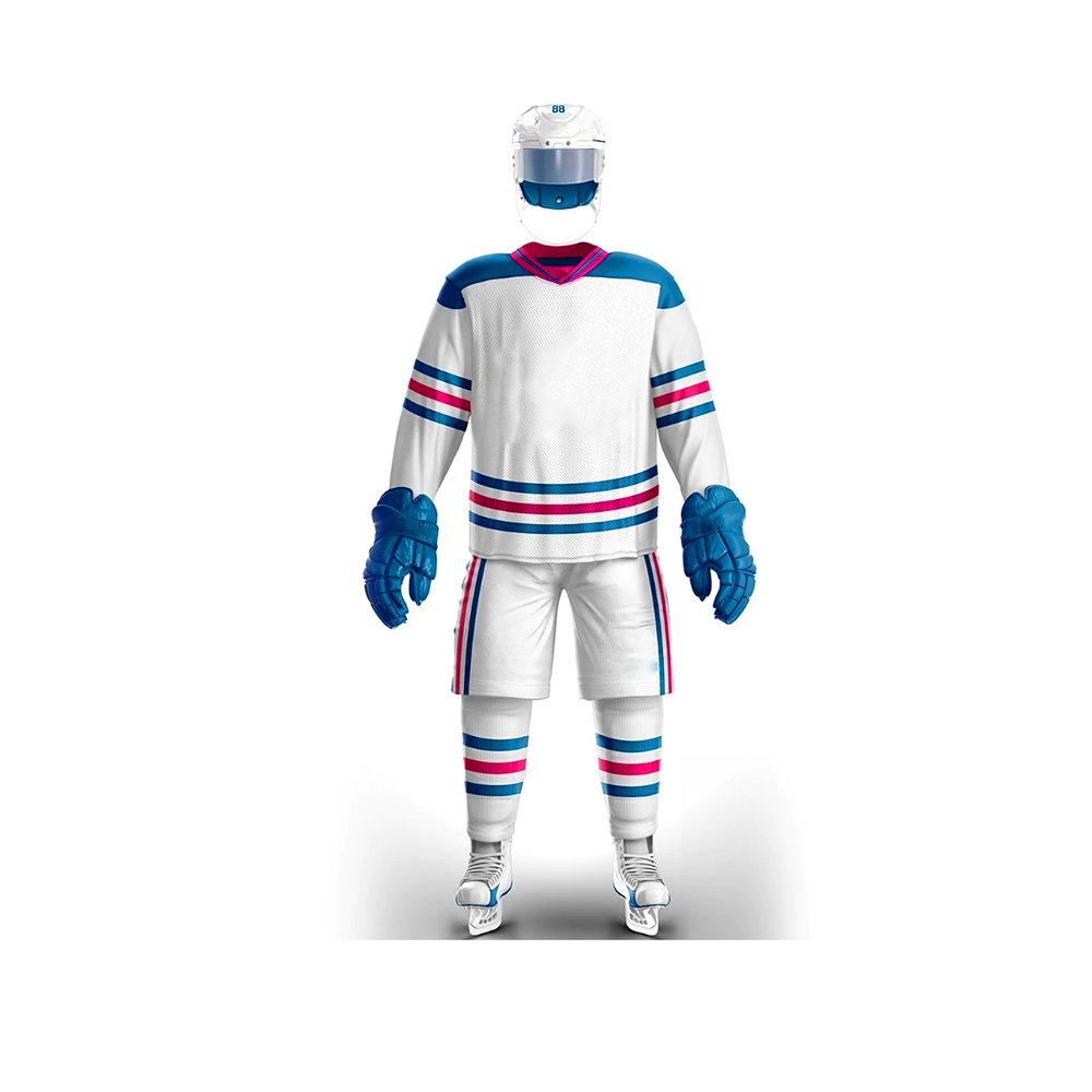 Manufacturer Men's Ice Hockey Uniform Polyester Made Ice Hockey Uniform Sets