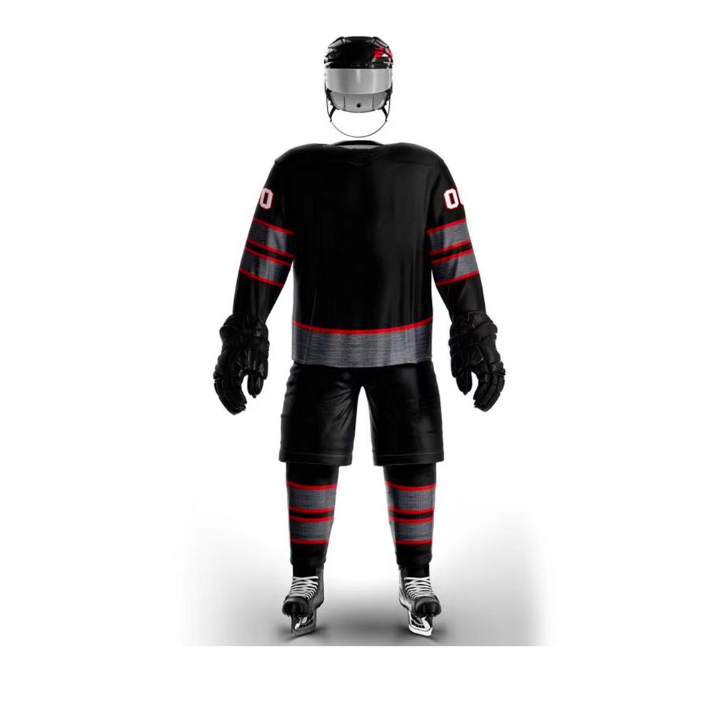 Manufacturer Men's Ice Hockey Uniform Polyester Made Ice Hockey Uniform Sets