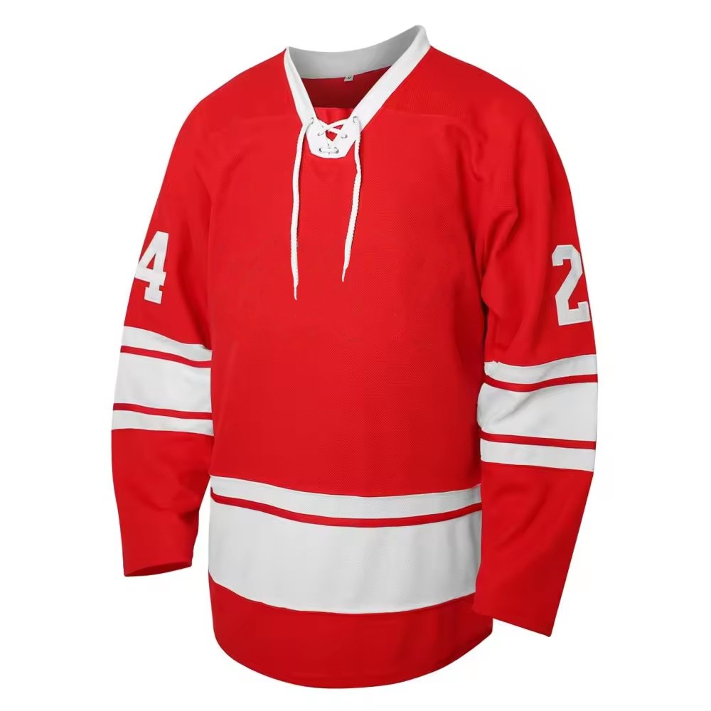 High Quality Vintage Funny Sublimation Embroidered Long Sleeve Custom Man Ice Hockey Jersey