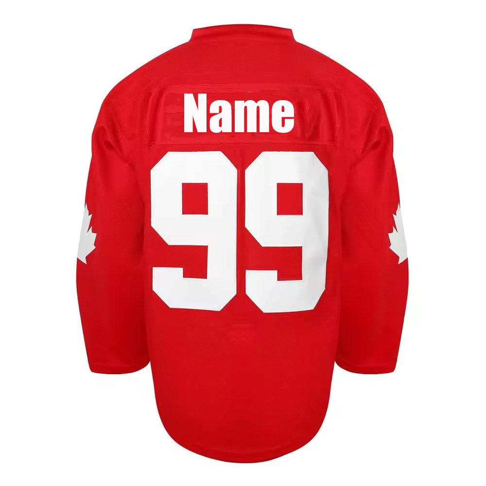 High Quality Vintage Funny Sublimation Embroidered Long Sleeve Custom Man Ice Hockey Jersey