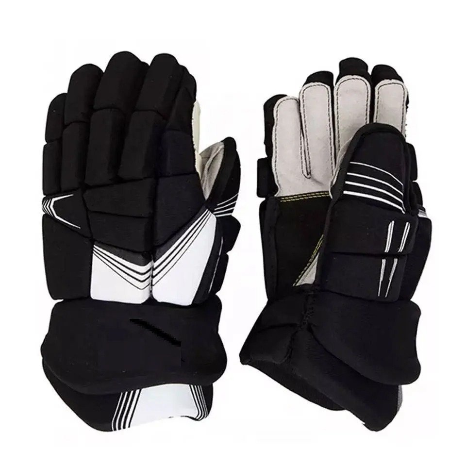 High Quality Ice Hockey Gloves Lacrosse Sports Gloves Gym Full Finger Gym Oem&oem Anti-collision Ice Hockey Gloves