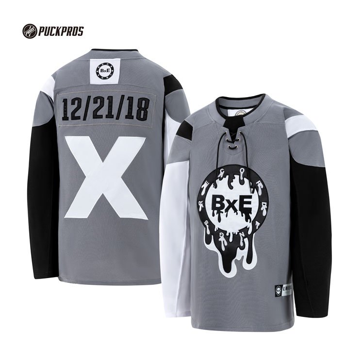 Quick Dry Long Sleeve Uniform Sublimation Printing Logo Custom Ice Hockey Wear Sport Ice Hockey Training Jersey