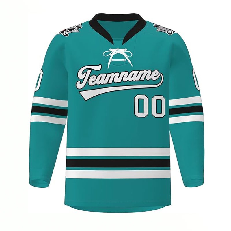 New Arrival polyester sublimation embroidery polyester thread 50/2 polyester embroidery lace trim funny hockey jerseys