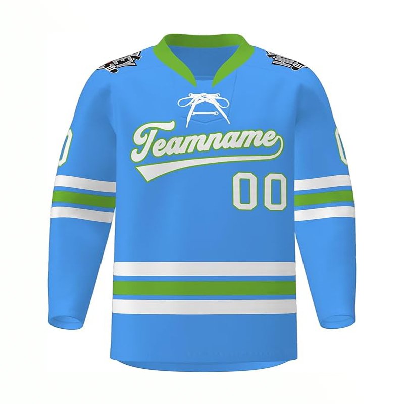 New Arrival polyester sublimation embroidery polyester thread 50/2 polyester embroidery lace trim funny hockey jerseys