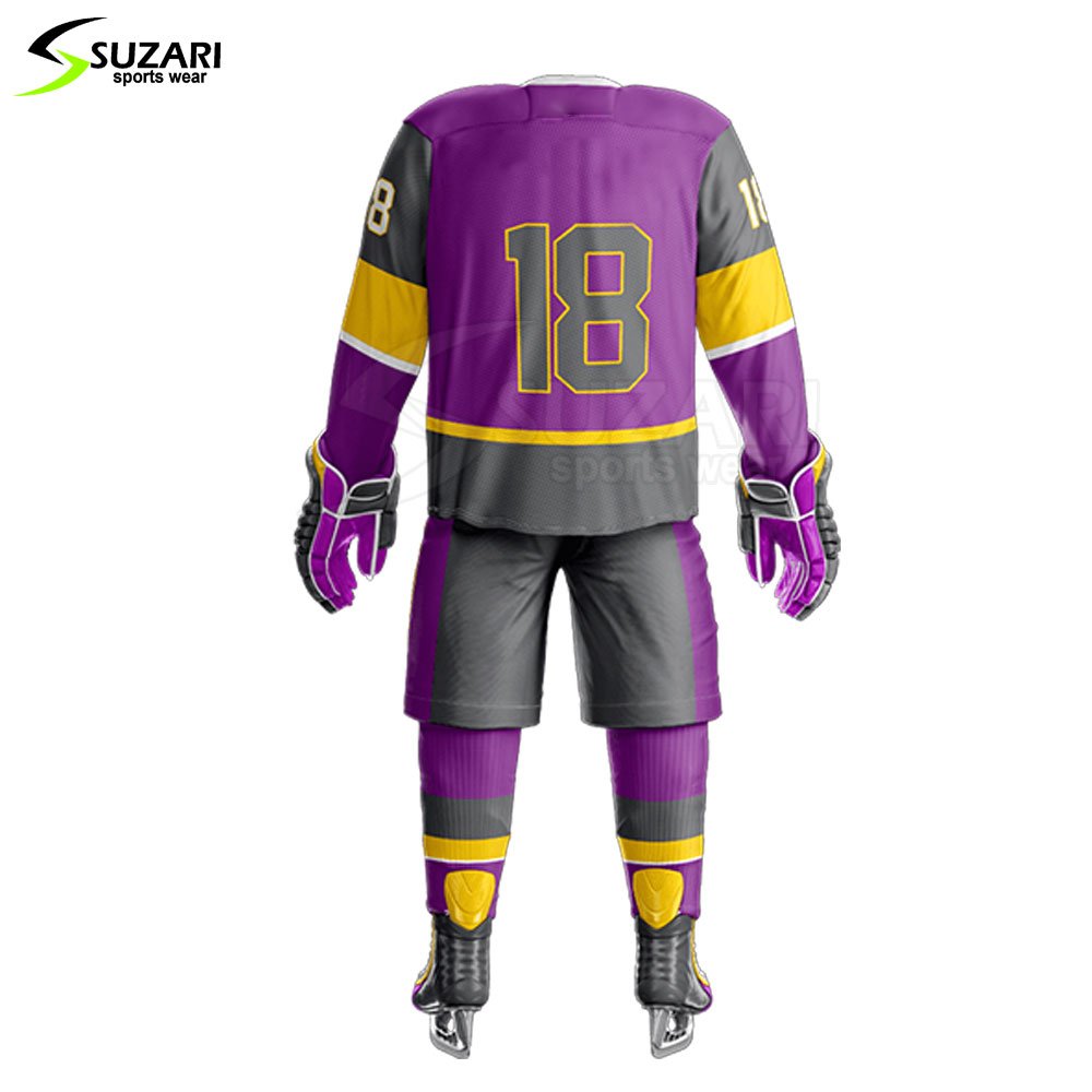 New Popular Design Plain Ice Hockey Uniform Best Quality New Design Youth Ice Hockey Uniform