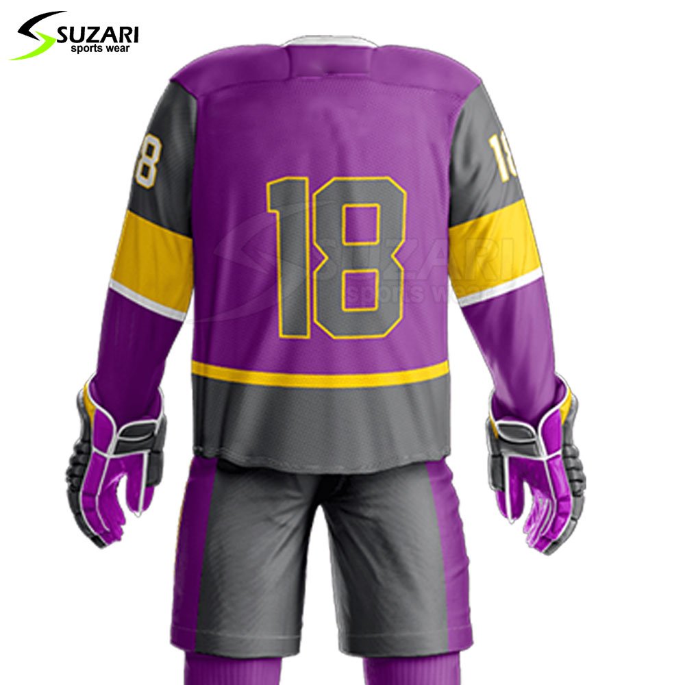 New Popular Design Plain Ice Hockey Uniform Best Quality New Design Youth Ice Hockey Uniform
