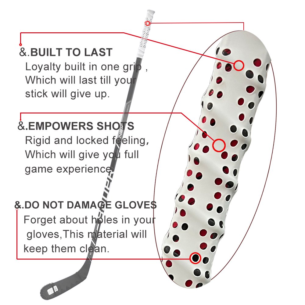 Hockey Grip Tape Non Slip Heat Shrinkable Sleeve Ice Hockey Stick Grips Training Accessories