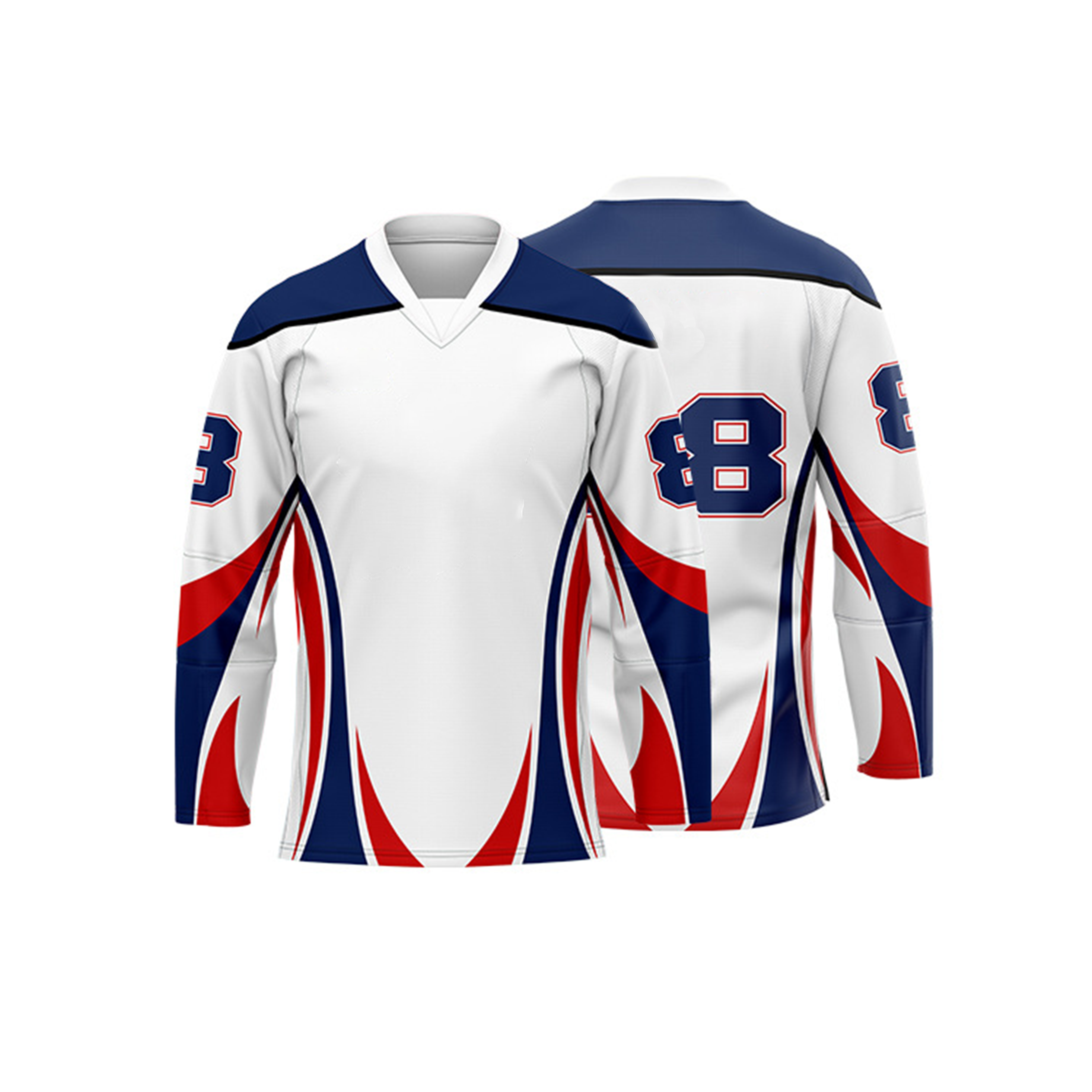 Professional OEM Service High Quality Sublimation Embroidery Logo Ice Hockey Jersey Custom for Hockey Club Team